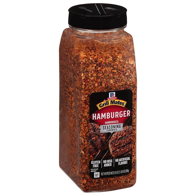 Hamburger Seasoning, 24 oz - One 24 Ounce Container of Hamburger