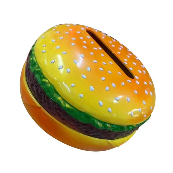 Hamburger Shape Tissue Box Plastic Kitchen Storage Decorative