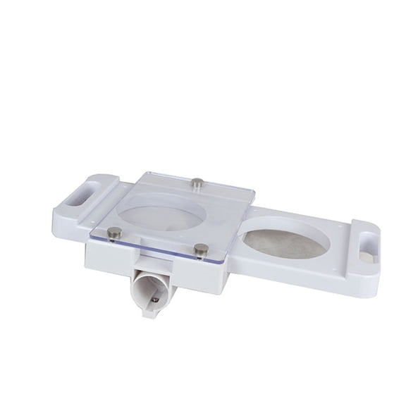 Hamburger Stamping Die Maker Non Stick 2 Holes ABS Hamburger Meat Patting Machine for Sausage Filler Meat Grinder