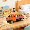 thumbnail image 1 of Hamburger Themed Toy Car, Burger Design Push and Go Friction Powered Vehicle, Food Inspired Novelty Car Model Interactive Playset Collectible Gift, 1 of 6