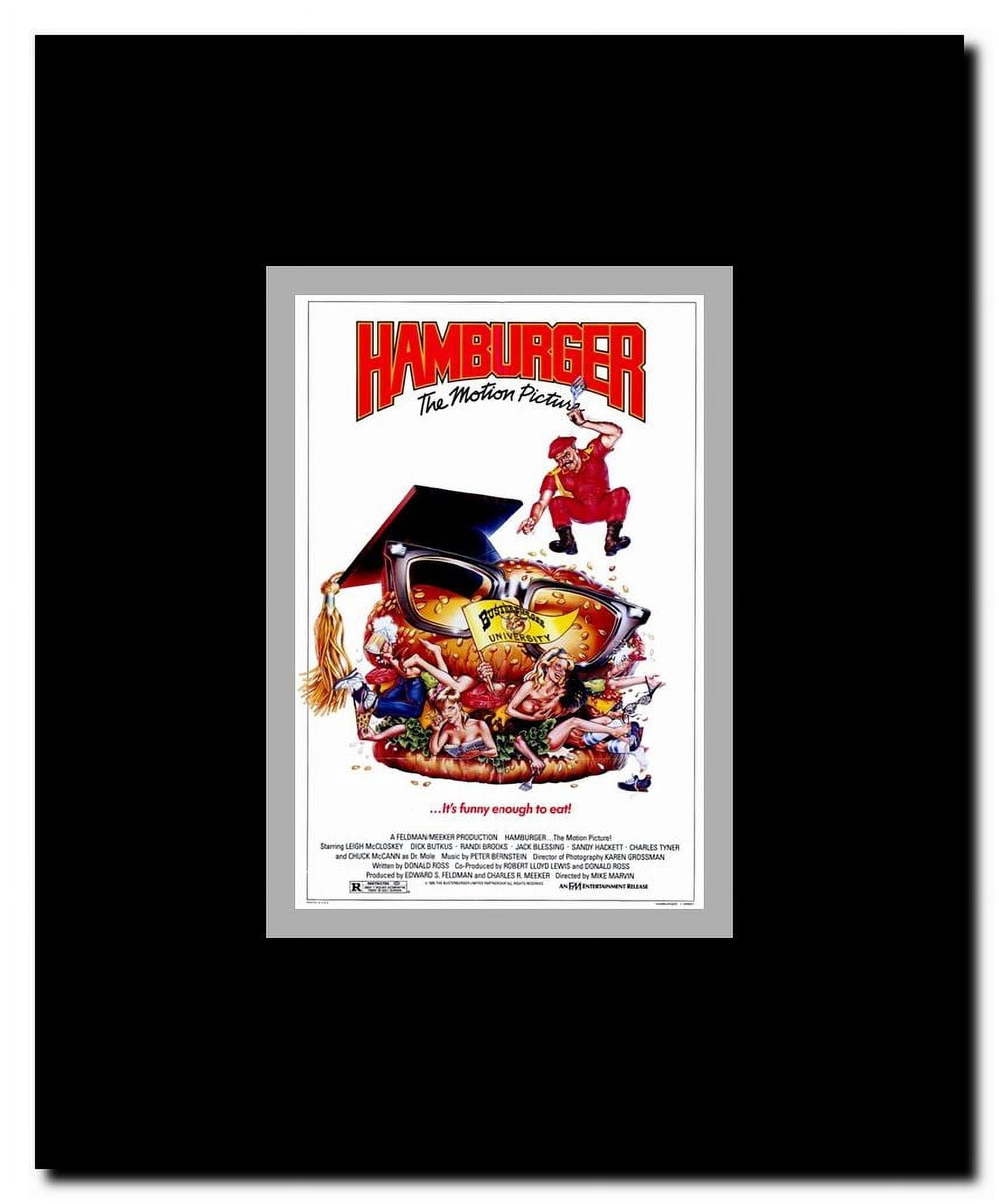 Hamburgerthe Motion Picture Framed Movie Poster