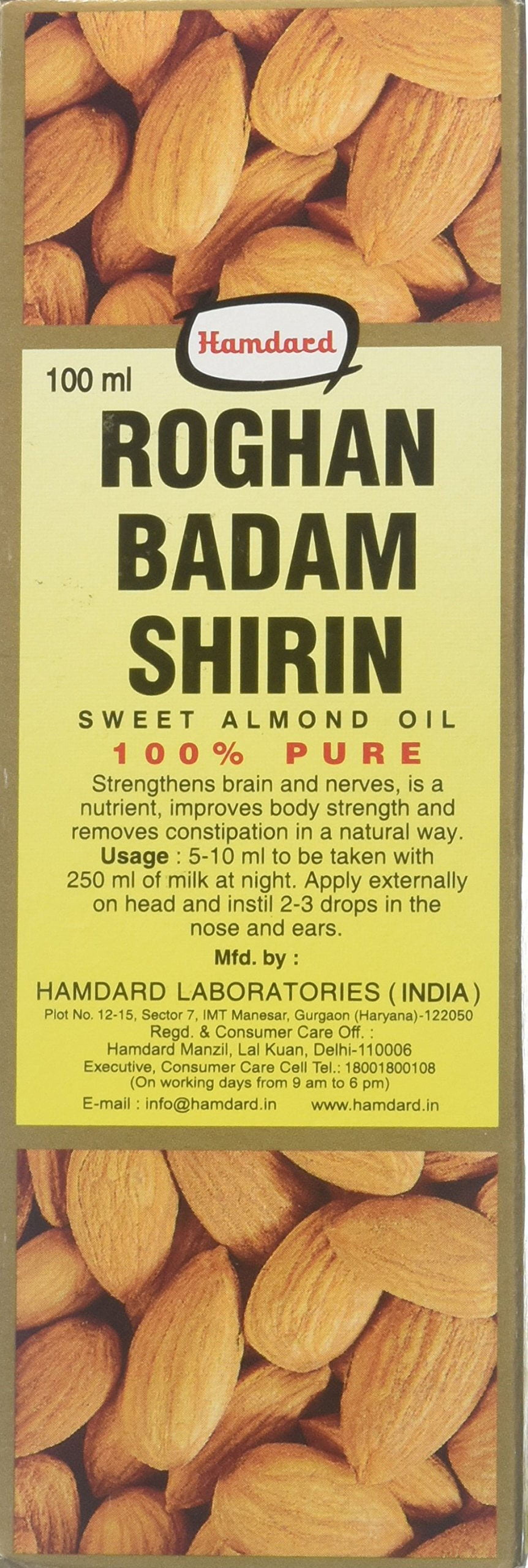 Amazing&Incredible Benefits of Humdard roghan badam shrin|almond oil for  SKIN &HAIR|B&H S by neha - YouTube