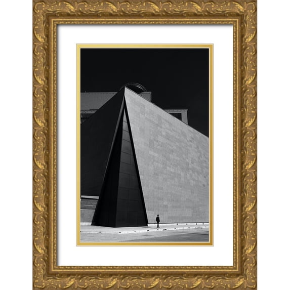 Hamedani, Ardalan 13x18 Gold Ornate Wood Framed with Double Matting Museum Art Print Titled - Modern