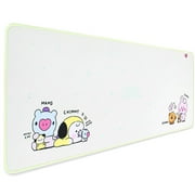 Hamee BT21 My Little Buddy Series Desk Mat - COOKY CHIMMY SHOOKY MANG