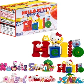 Hamee RE-MENT Blind Box Miniature Figure Set for Birthday Gift, Party Favor, Collectible Figurine (Hello Kitty Words Collection) 1 Pc. Mystery Box