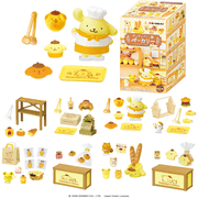 Hamee RE-MENT Pompompurin Blind Box Miniature Figure Set for Birthday Gift, Party Favor, Collectible Toy   1 Pc. Mystery Set