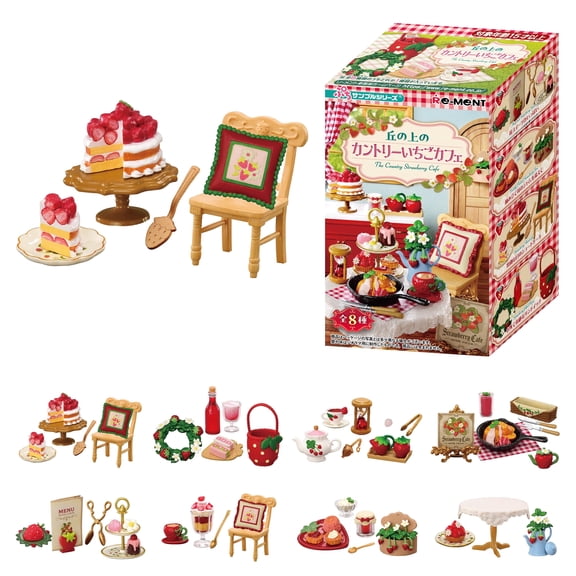 Hamee RE-Ment Blind Box Miniature Figure Set (Petit Sample Series - Strawberry Caf) 1 Pc.