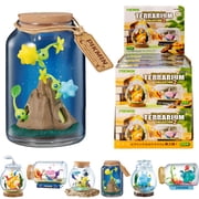 Hamee RE-Ment Pikmin Blind Box Miniature Figure Set for Birthday Gift, Party Favor, Collectible Toy Pikmin Terrarium Collection 2   6 Pc. Full Set