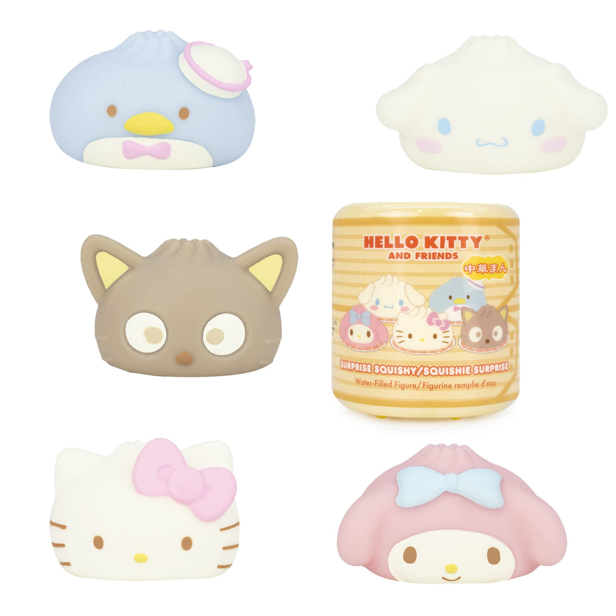 Hamee Sanrio Hello Kitty and Friends Cute Surprise Capsule Squishy Toy  [Steamed Bun] [Birthday Gift Bag, Party Favor, Gift Basket Filler, Stress  Relief] – 1 Pc. (Mystery – Blind Capsul 