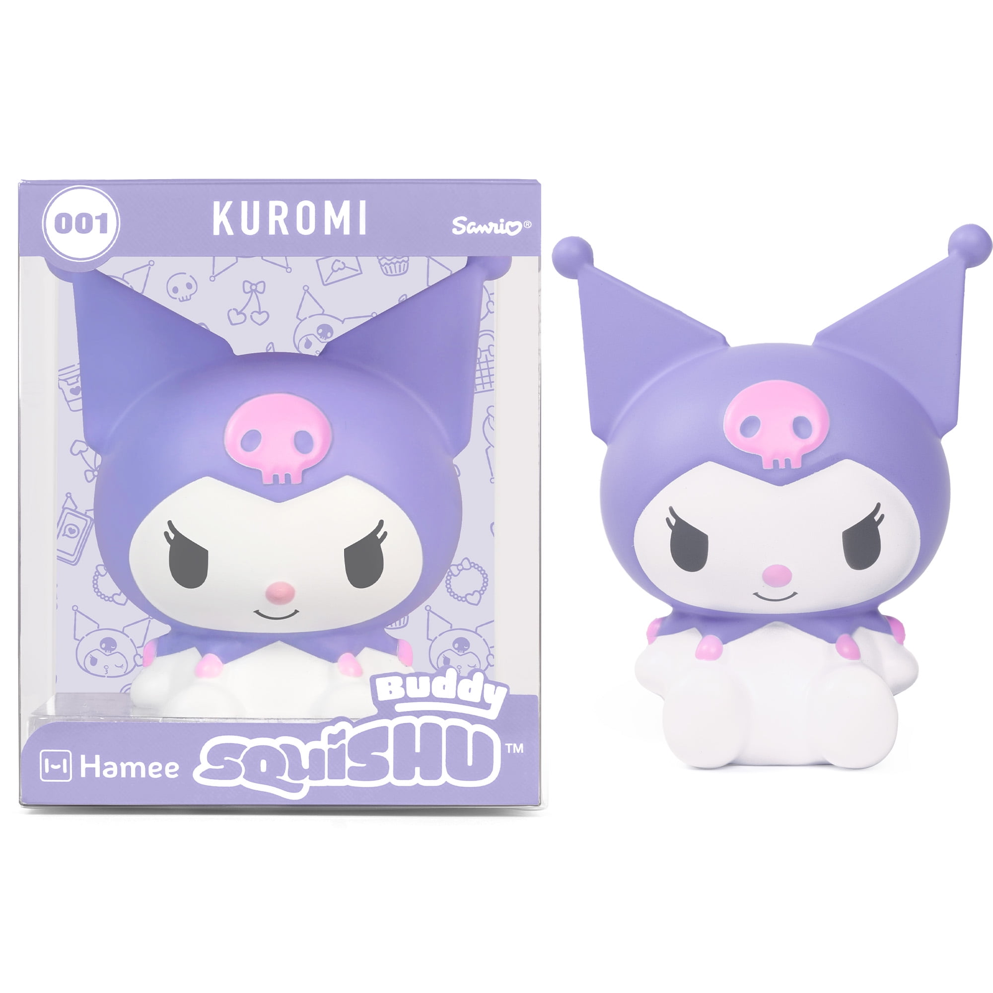 Hamee Sanrio SquiSHU Buddy - Kuromi Squishy Toy
