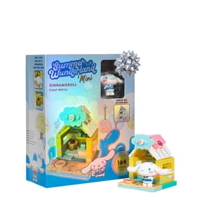 Hamee Sanrio Hello Kitty and Friends ‘Summer Wunderland Mini’ Theme Park Building Block Set Party Favor, Stress Relief, Collectible Toy – Cinnamoroll Float Rental