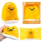 Hamee SquiSHU Buddy Sanrio Gudetama the Lazy Egg, Cute Birthday Gift, Official Merchandise, Toys for Kids & Adult, Model Jumbo Squishy for Collectors