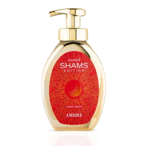 Hamidi Shams Edition Ambre Hand Wash 350ml (11.9 OZ) By Hamidi | Enticing & Ultra Moisturizing, Rejuvenates The Skin.