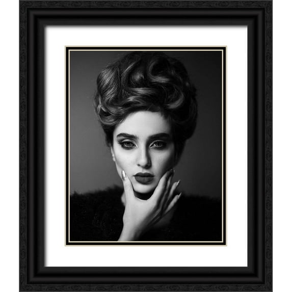 Hamidnezhad, Amin 26x32 Black Ornate Wood Framed with Double Matting Museum Art Print Titled - Sharp