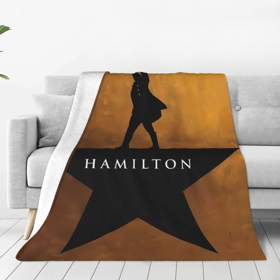 Hamil-ton The Musical Throw Blanket Couch Bed Sofa Soft Lightweight Warm Cozy Flannel Fleece Bed Blanket For Kids Adults Gift Multiple Sizes Available 40"X30"