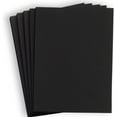 thumbnail image 1 of Hamilco Black Colored Cardstock Thick Paper - 8 1/2 x 11" Heavy Weight 80 lb Cover Card Stock - for Scrapbook Craft Calligraphy or Chalkboard Papers for Printer - 50 Pack, 1 of 7