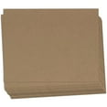 Hamilco Brown Colored Kraft MMF7 Cardstock Paper Flat 5 x 7" Heavy