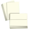 thumbnail image 1 of Hamilco Card Stock Blank Note Cards with Envelopes Flat 5" x 7" Cream Cardstock Paper 80lb Cover - 100 Pack, 1 of 7