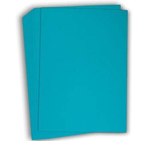 Hamilco Colored Cardstock Paper 11" x 17" Coral Teal Color Card Stock Paper 50 Pack