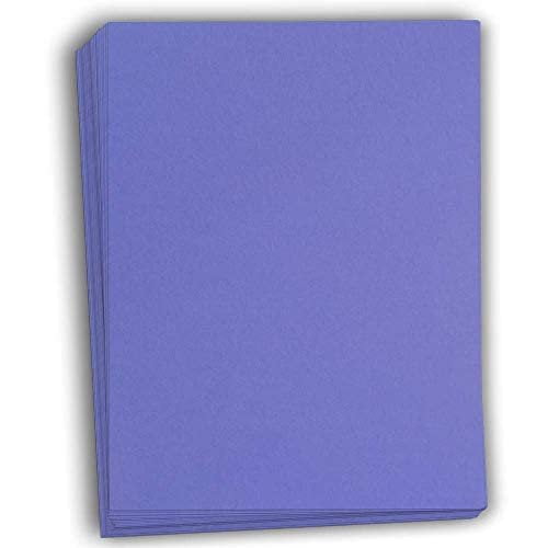 Hamilco Colored Cardstock Paper 11" x 17" Cornflower Blue Color Card Stock Paper 50 Pack