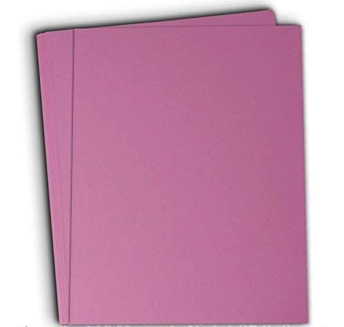 Hamilco Colored Cardstock Paper 11" x 17" Magenta Violet Color Card Stock Paper 50 Pack