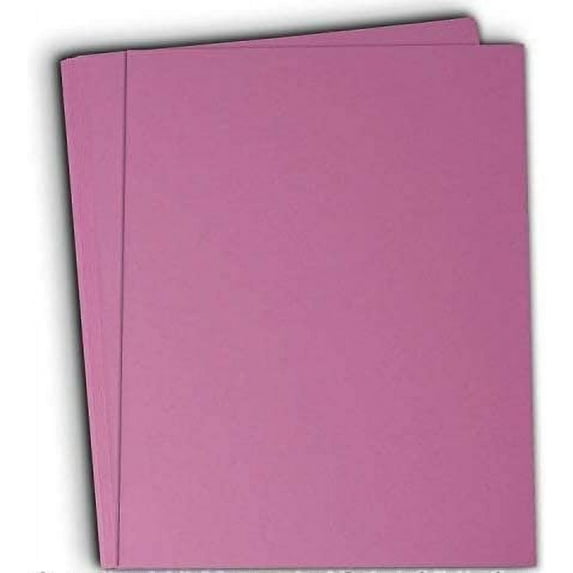 Hamilco Colored Cardstock Paper 11" x 17" Magenta Violet Color Card Stock Paper 50 Pack