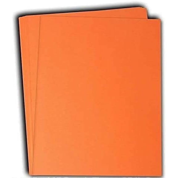 Hamilco Colored Cardstock Paper 11" x 17" Peach Flower Color Card Stock Paper 50 Pack