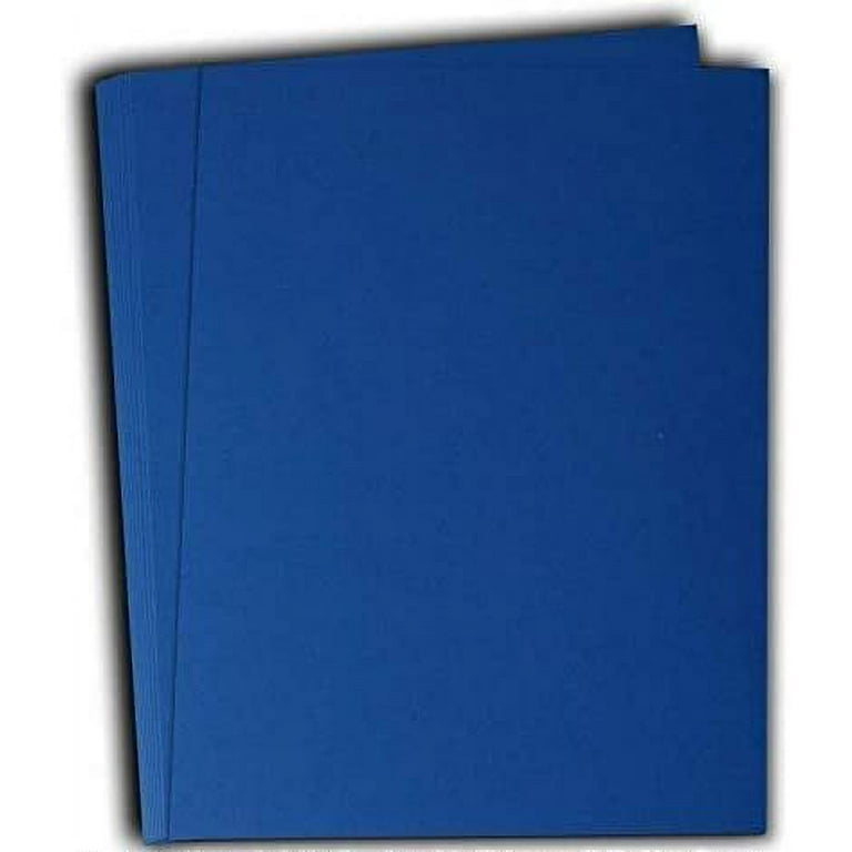 Cornflower Blue Card Stock - 8 1/2 x 11 in 80 lb Cover Smooth