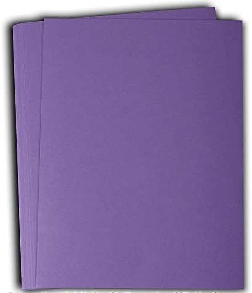 50 Bright Purple Grape 65# Cardstock Paper 5 X 7 (5X7 Inches)  Photo|Card|Frame Size - 65Cover/45Bond Light Weight Card Stock - Bright  Printable