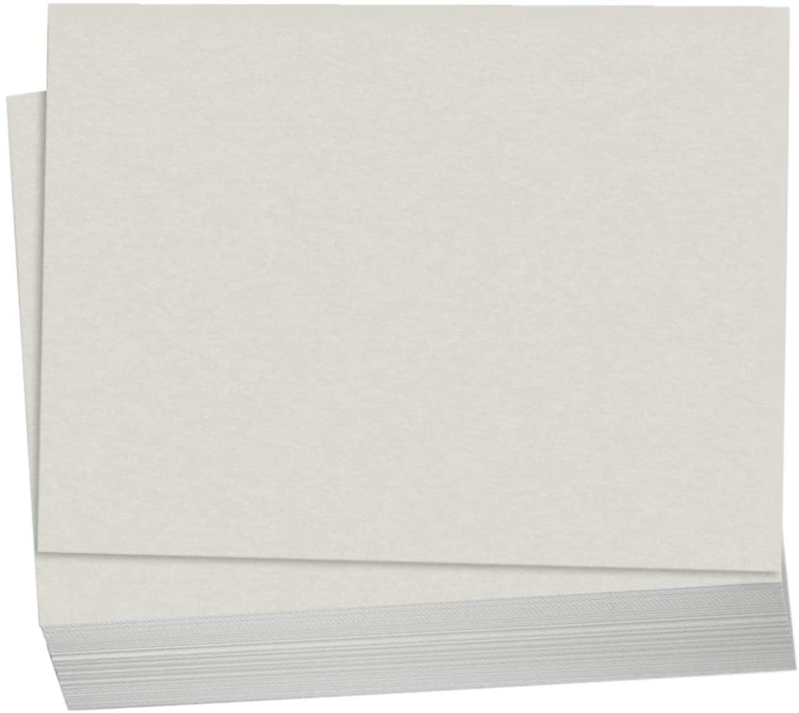 Hamilco Colored Carstock Paper Gray Bristol Vellum Card Stock Blank