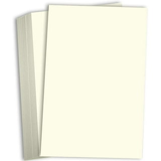Hamilco White Cardstock - Flat 4 x 6 Heavy Weight 80 lb Card Stock for Printer - 100 Pack