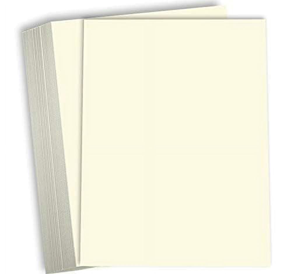 Hamilco Cream Colored Cardstock Thick Paper 8 1/2 x 11" Heavy Weight