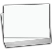 Hamilco White Cardstock - Blank Index Flash Note & Greeting Invitations Stationary Flat 4 X 6" 65 lb for Printer - 100 Pack