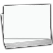 Hamilco White Cardstock Paper - 8x10 Inches, 80lb Cover Weight, 50 Sheets Bulk Pack