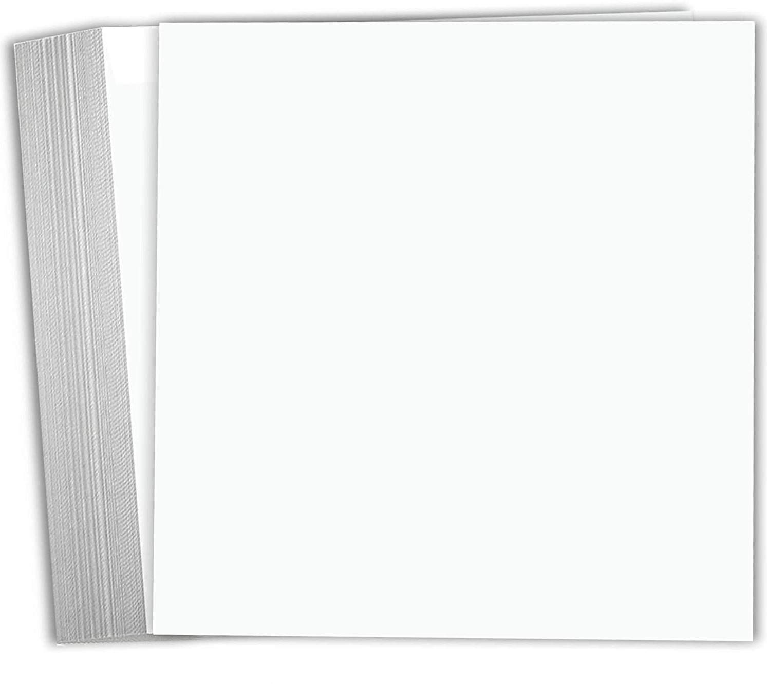Hamilco White Cardstock Scrapbook OIF8 Paper 12x12 Heavy Weight 100 lb