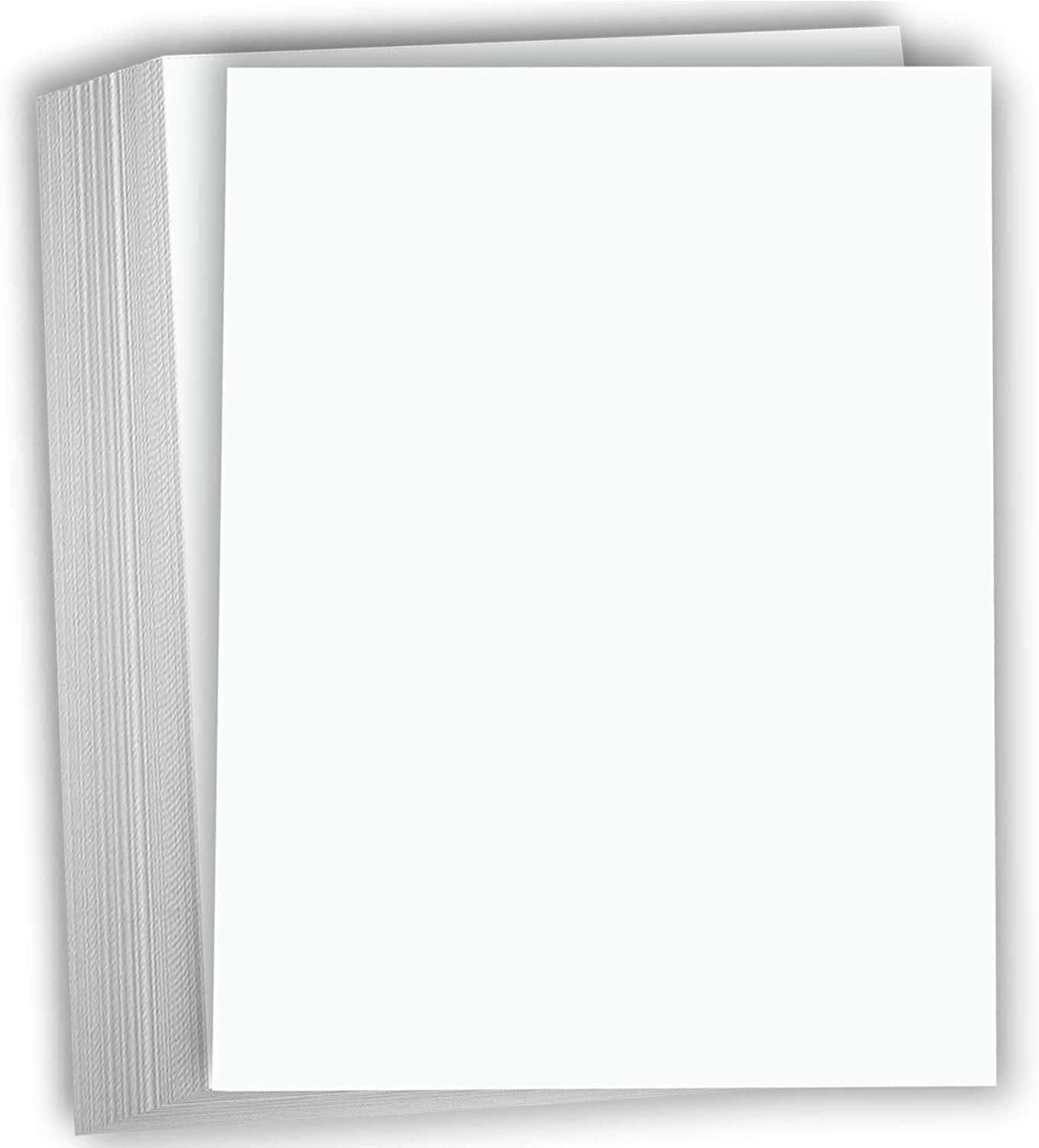Hamilco White Cardstock Thick MMF7 Paper 8 x 10" Blank Heavy Weight