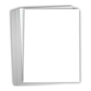 Hamilco White Cardstock Thick Paper 8 1/2 x 11" Heavy Weight 130 lb Cover Card Stock - 50 Pack