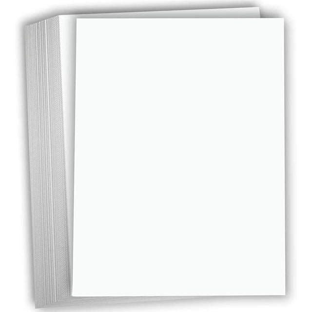 Hamilco White Cardstock Thick Paper - 8 x 10" Blank Heavy Weight 120 lb ...