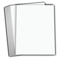 thumbnail image 1 of Hamilco White Cardstock Thick Paper - Blank Index Flash Note & Post Cards - 5 1/2 X 8 1/2" 80 lb Perforated Card Stock - 100 Pack, 1 of 6