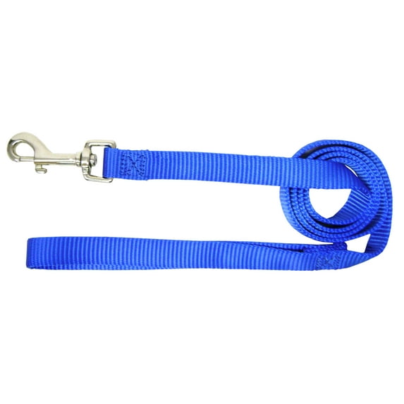 Hamilton 1-Inch Single Thick Nylon Lead with Swivel Snap , 6 feet, Blue
