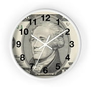 Hamilton 10 Dollar Wall Clock