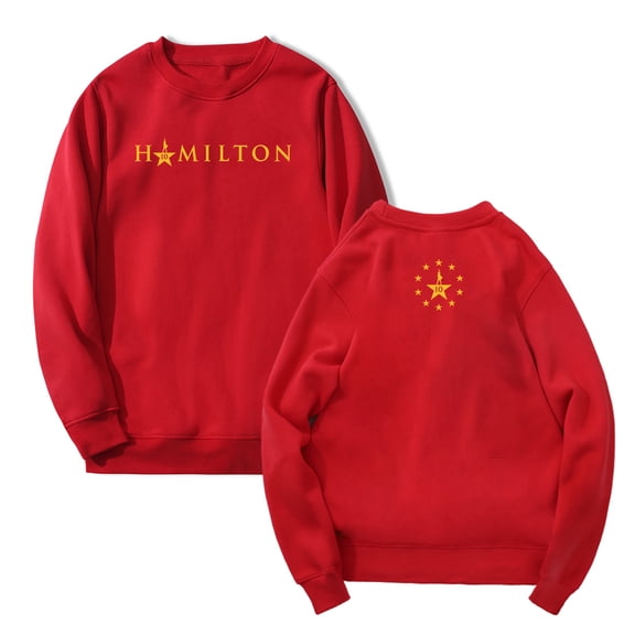 Hamilton 10 Years Merch Crewneck Long Sleeve Streetwear Women Men Pullover Sweatshirts