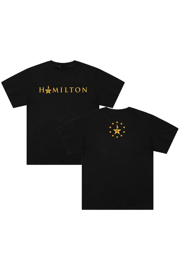 Hamilton 10 Years Merch T-shirt Crewneck Short Sleeve Cotton Tee Women Men Streetwear Tops