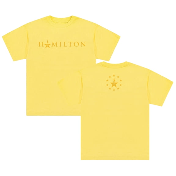 Hamilton 10 Years Merch T-shirt Crewneck Short Sleeve Cotton Tee Women Men Streetwear Tops