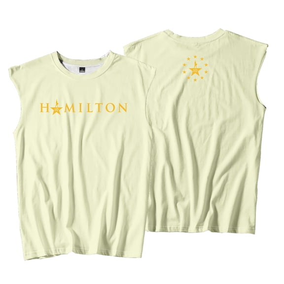 Hamilton 10 Years Merch Tank Tops Unisex Sleeveless Vest Women Men Outdoor Streetwear Tops