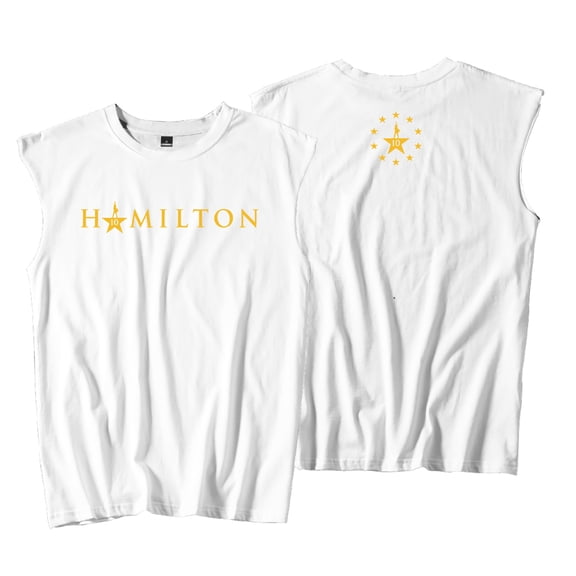 Hamilton 10 Years Merch Tank Tops Unisex Sleeveless Vest Women Men Outdoor Streetwear Tops