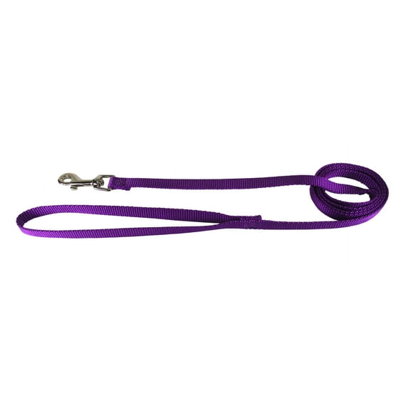 Hamilton 3/8-Inch Single Thick Nylon Lead with Swivel Snap , 6 feet, Purple