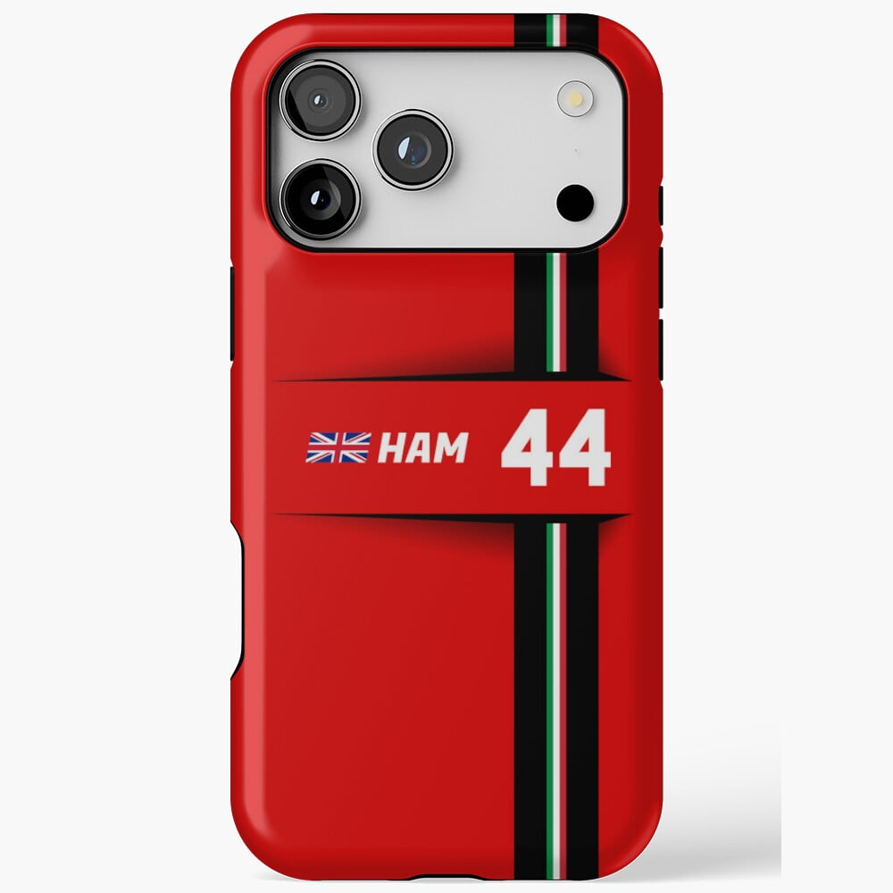 Hamilton 44 F1 2025 Race Car iPhone Case 17 11 12 13 14 15 16 Pro Max ...