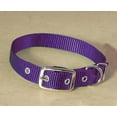 Hamilton 5/8" Single Thick Nylon Deluxe Dog Collar, 18 inch, Purple