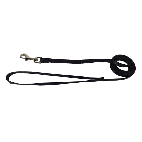 Hamilton 6 Foot Nylon Swivel Bolt Snap Chicken Leash (Black)